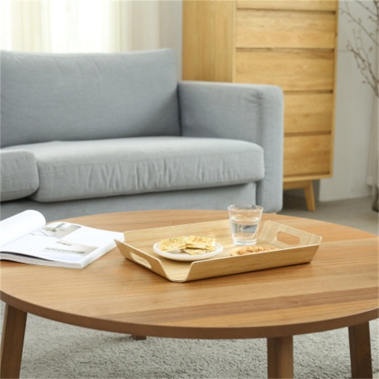 Wooden Dinner Plate Serving Plate Pastry Tray, Specification:881 Bamboo M