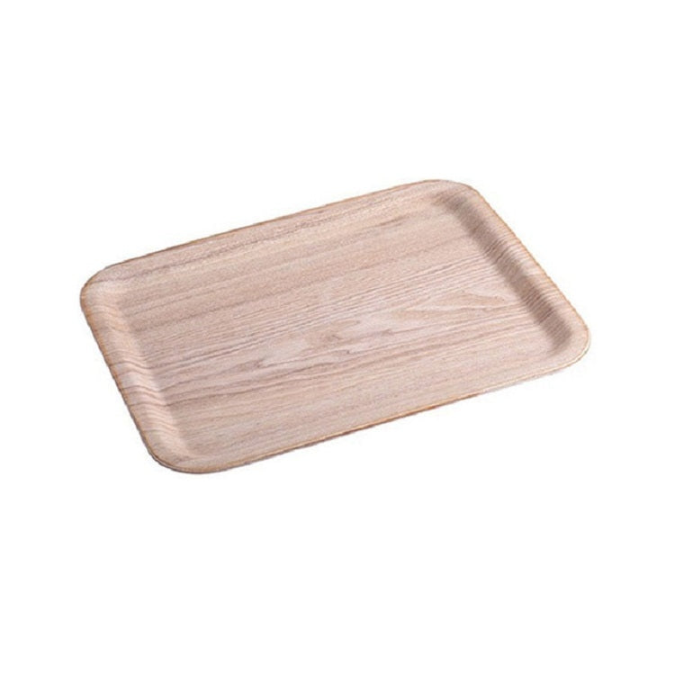 Wooden Dinner Plate Serving Plate Pastry Tray, Specification:775 Ash