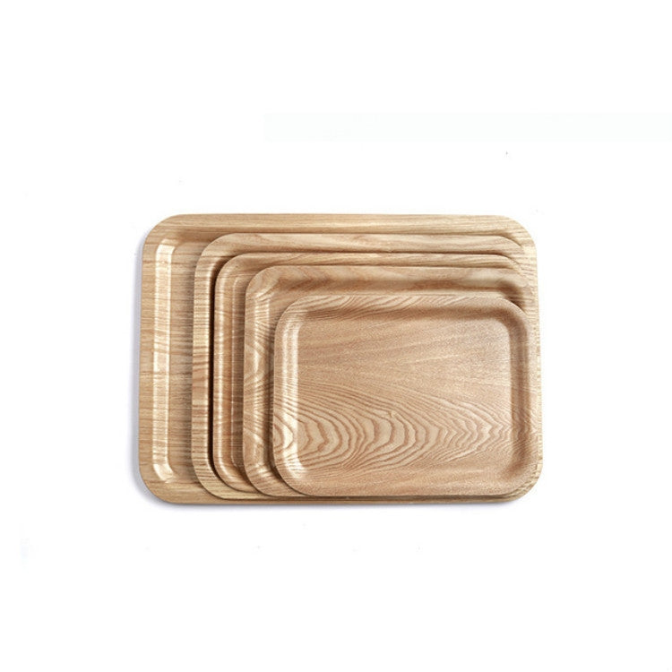Wooden Dinner Plate Serving Plate Pastry Tray, Specification:775 Ash