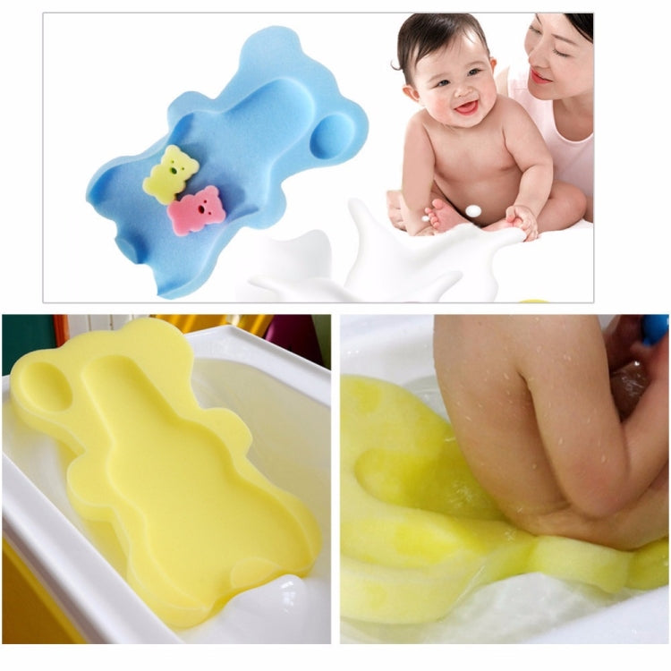 2 PCS Baby Infant Soft Bath Sponge Seat Cute Anti-Slip Foam Pad Mat Kids Safety Cushion Sponge Bathroom Products