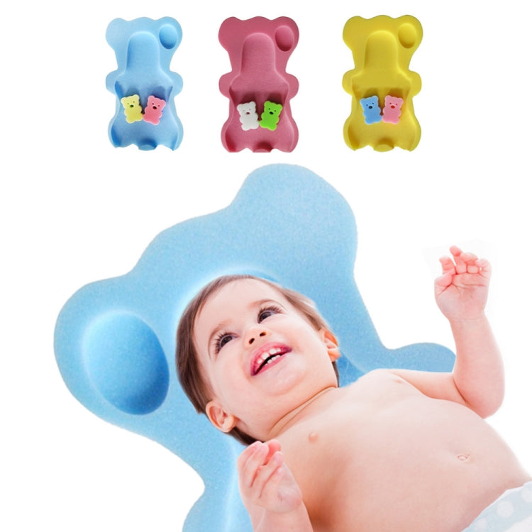 2 PCS Baby Infant Soft Bath Sponge Seat Cute Anti-Slip Foam Pad Mat Kids Safety Cushion Sponge Bathroom Products