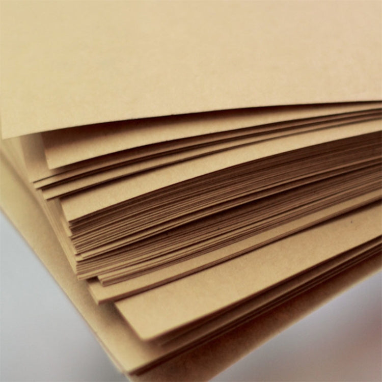 50 PCS/Set Letterhead Nostalgic Retro Kraft Paper Thick Letter Paper Blank, Size:A5 14.5×21cm