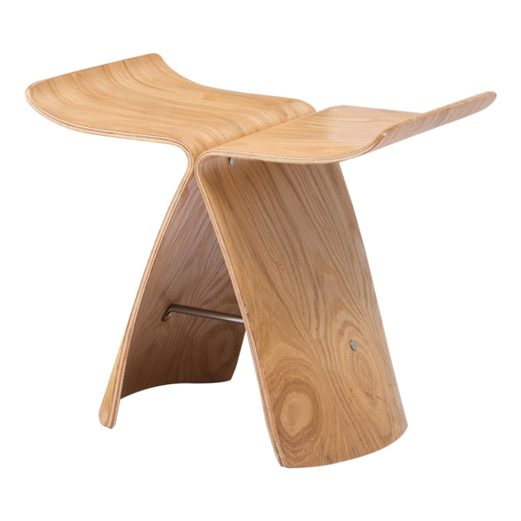 Creative Footrest Simple Modern Solid Wood Butterfly Chair