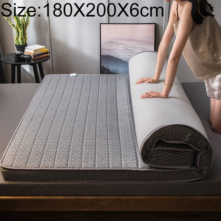 Natural Latex Memory Foam Filled Stereo Breathable Mattress, Thickness:6cm, Size:180X200 cm