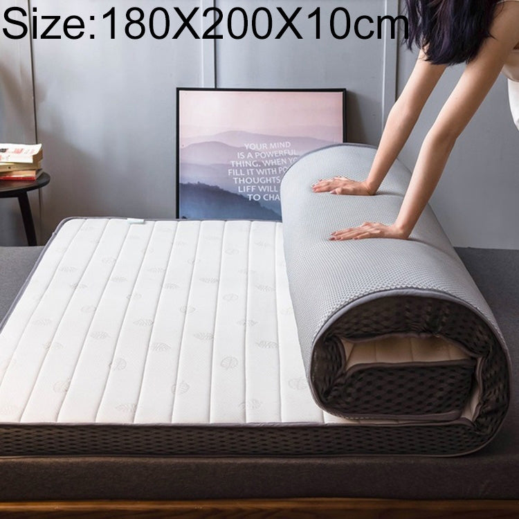 Natural Latex Memory Foam Filled Stereo Breathable Mattress, Thickness:10cm, Size:180X200 cm