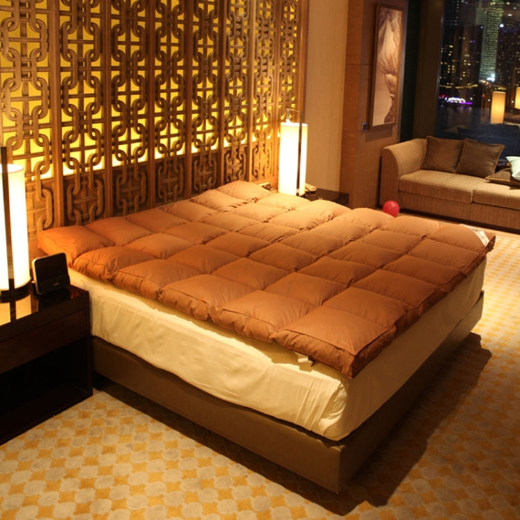 White Goose Down Filling 10cm Thickness Comfortable and Warm Mattress, Size:120*200 cm