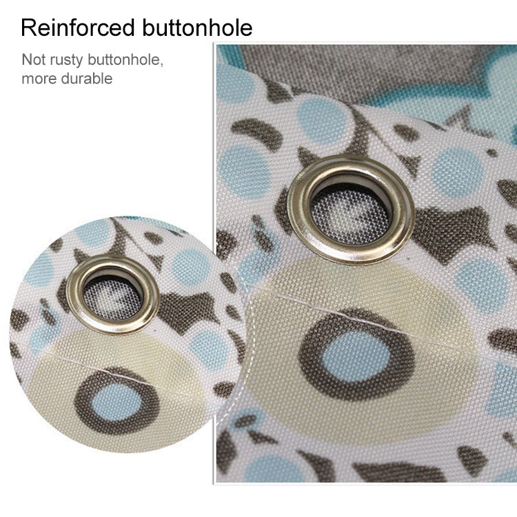 Bohemian Mandala Shower Curtains Bathroom Geometric Waterproof Bath Curtain, Size:100x200cm