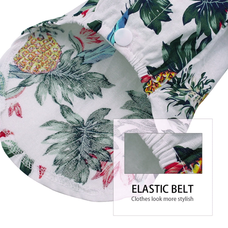 Fashion Pet Clothes Pet Printed Cotton Shirt, Size: XS