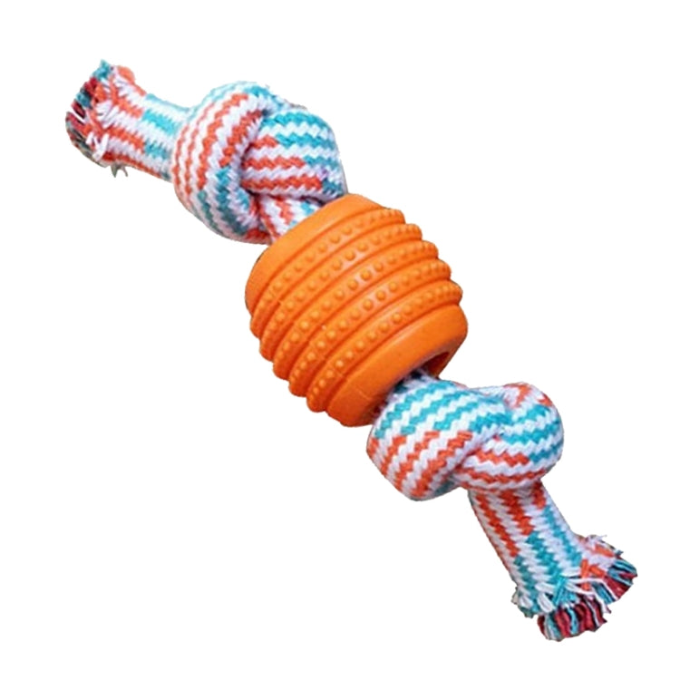 3 PCS Pet Dog Toys Chew Teeth Clean Outdoor Training Fun Playing Rope Ball