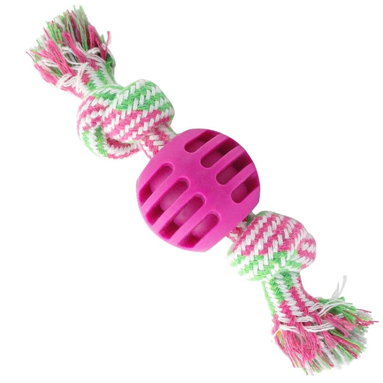 3 PCS Pet Dog Toys Chew Teeth Clean Outdoor Training Fun Playing Rope Ball