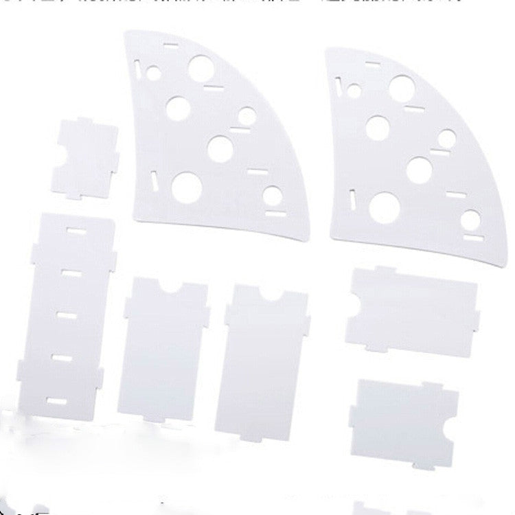 Creative Hotel Remote Control Multi-function Desktop Plastic Storage Box, Colour: flower vine B model (remote control storage box)( white 19*17*9)