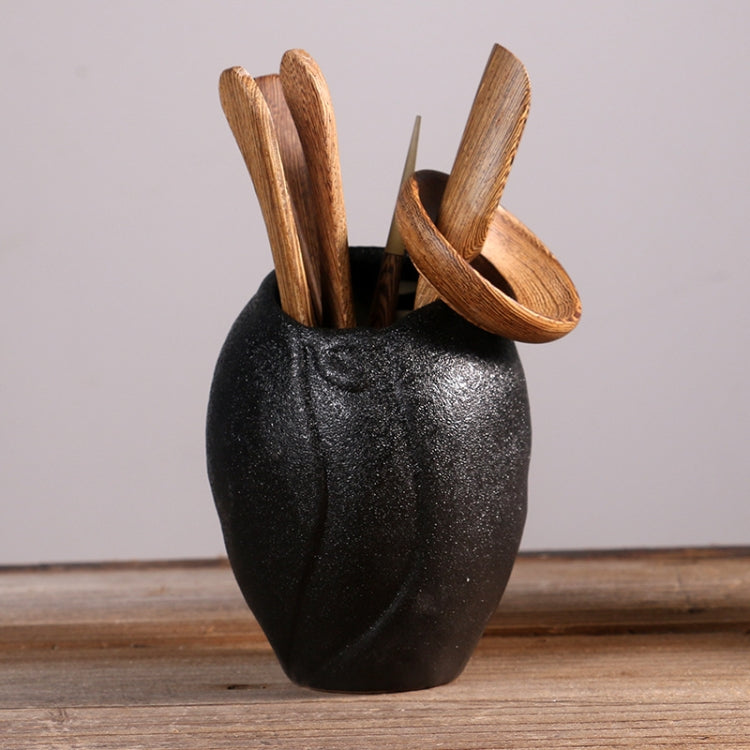 Solid Wood Tea Clip Tea Spoon Tea Ceremony Six Gentleman Suit Combination, Colour: Chicken Wings