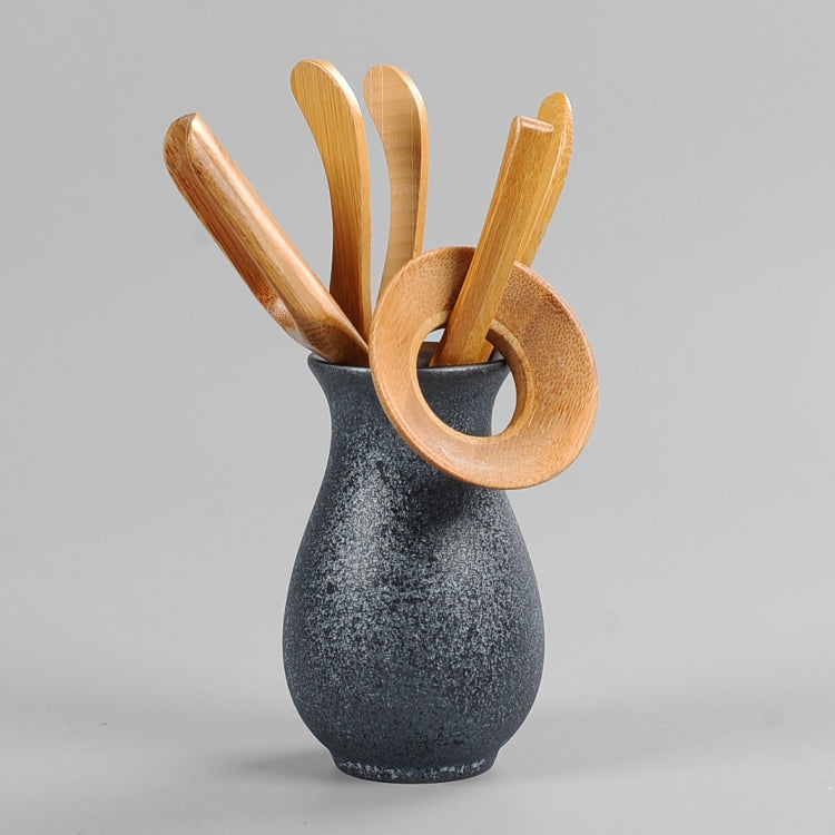 2 PCS eramic Bottle Tea Ceremony Six Gentlemen Kung Fu Tea Set Complete Set of Accessories