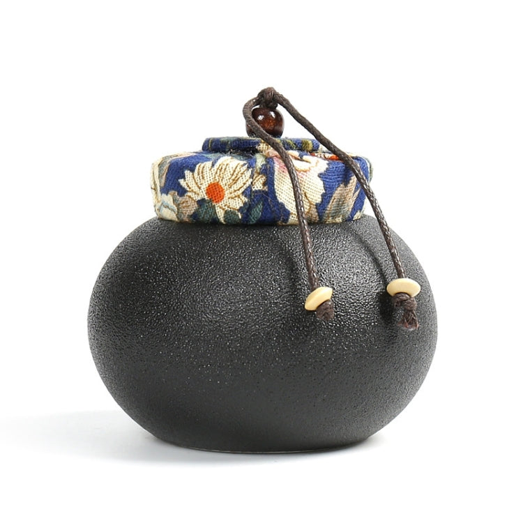 Genuine Geyao Tea Cans High Quality Ceramic Double Cans Tea Pot Ceramics(Black pottery tea pot)