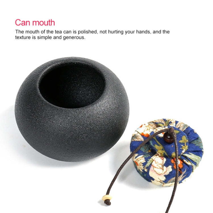 Genuine Geyao Tea Cans High Quality Ceramic Double Cans Tea Pot Ceramics(Black pottery tea pot)