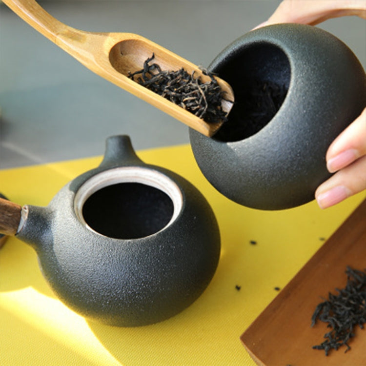 Genuine Geyao Tea Cans High Quality Ceramic Double Cans Tea Pot Ceramics(Black pottery tea pot)