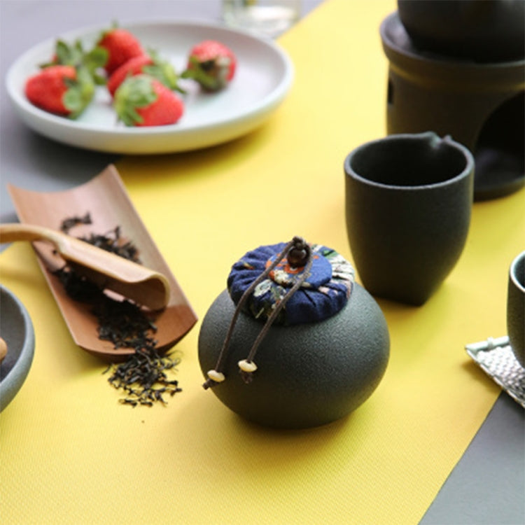 Genuine Geyao Tea Cans High Quality Ceramic Double Cans Tea Pot Ceramics(Black pottery tea pot)
