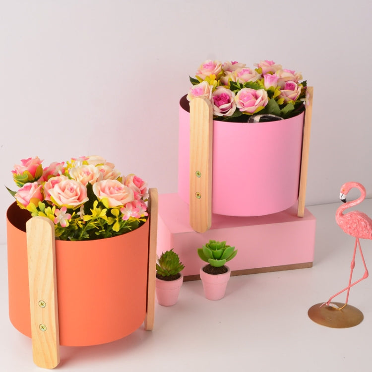 Metal Wrought Iron Flower Pot Ornaments Crafts Desktop Ornaments Home Accessories