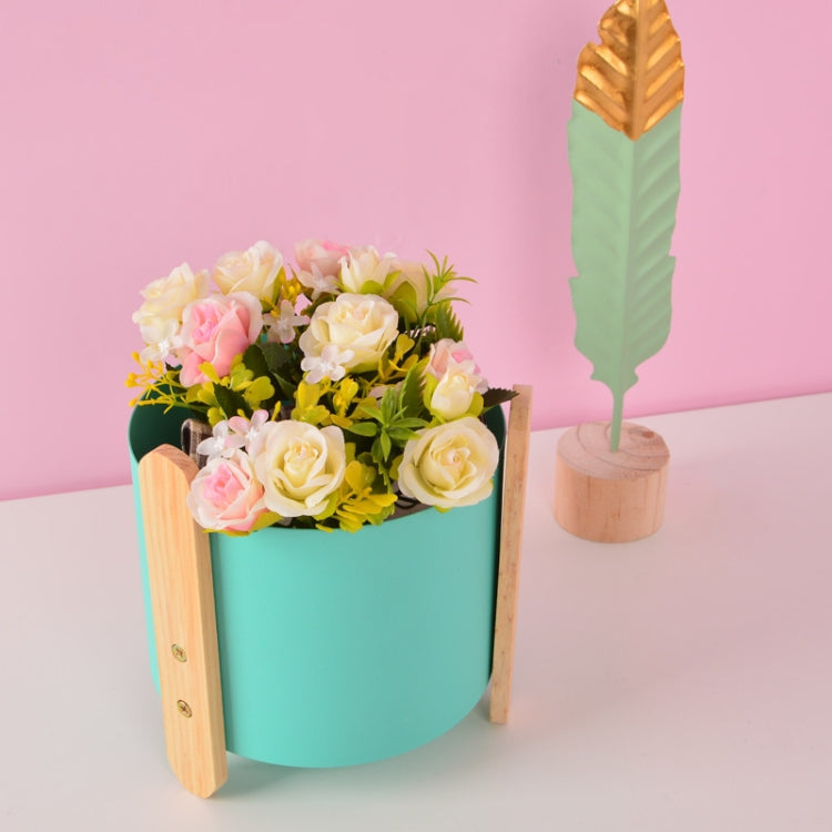 Metal Wrought Iron Flower Pot Ornaments Crafts Desktop Ornaments Home Accessories