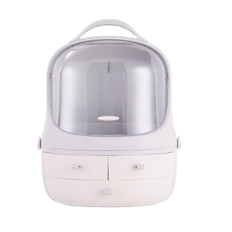 Cosmetic Storage Box Desktop Dustproof Multifunctional Jewelry Rack