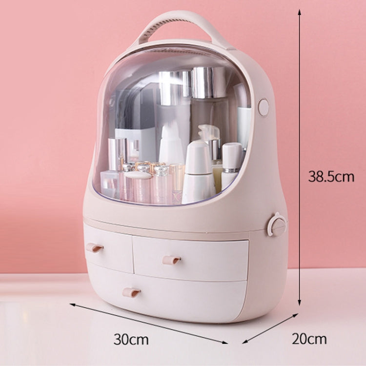 Cosmetic Storage Box Desktop Dustproof Multifunctional Jewelry Rack