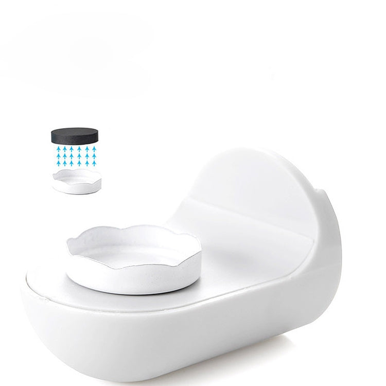 2 PCS Bathroom Punch Free Household Wall Mount Magnet Suction Drain Soap Box