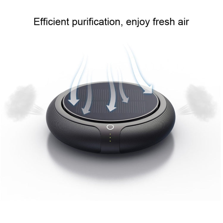 Intelligent Formaldehyde Removal Haze Negative Ion Solar Car Air Purifier