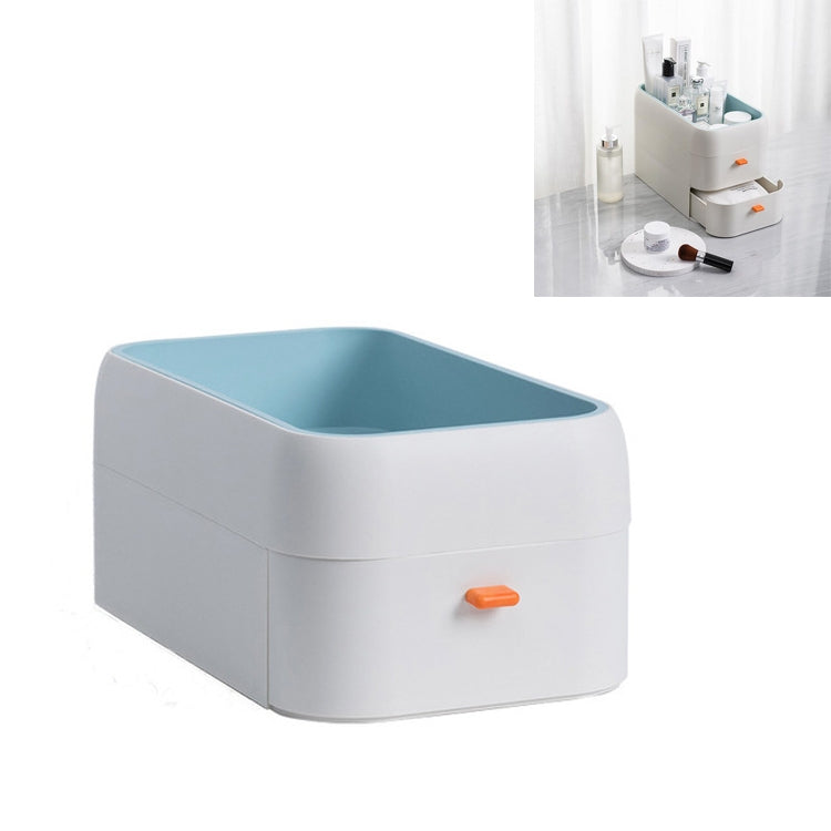 Drawer-type Desktop Storage and Finishing Box Can Superimpose Office File Racks, Style:Double Layer