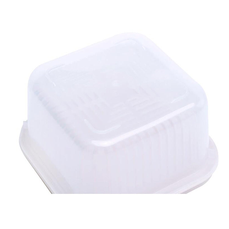 Kitchen Refrigerator Fruit And Vegetable Drain Storage Box with Cap