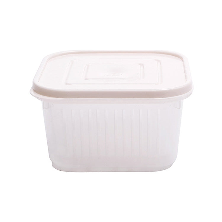 Kitchen Refrigerator Fruit And Vegetable Drain Storage Box with Cap