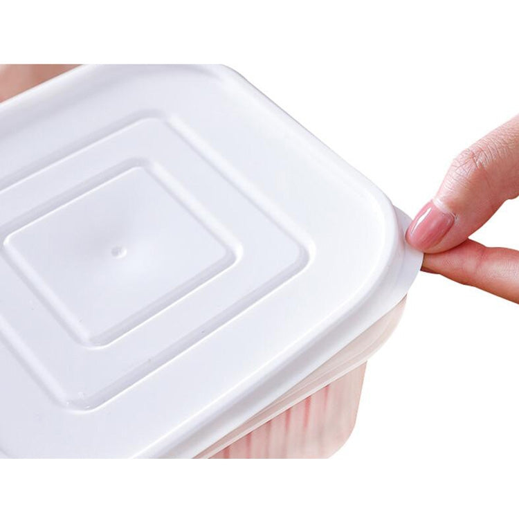 Kitchen Refrigerator Fruit And Vegetable Drain Storage Box with Cap