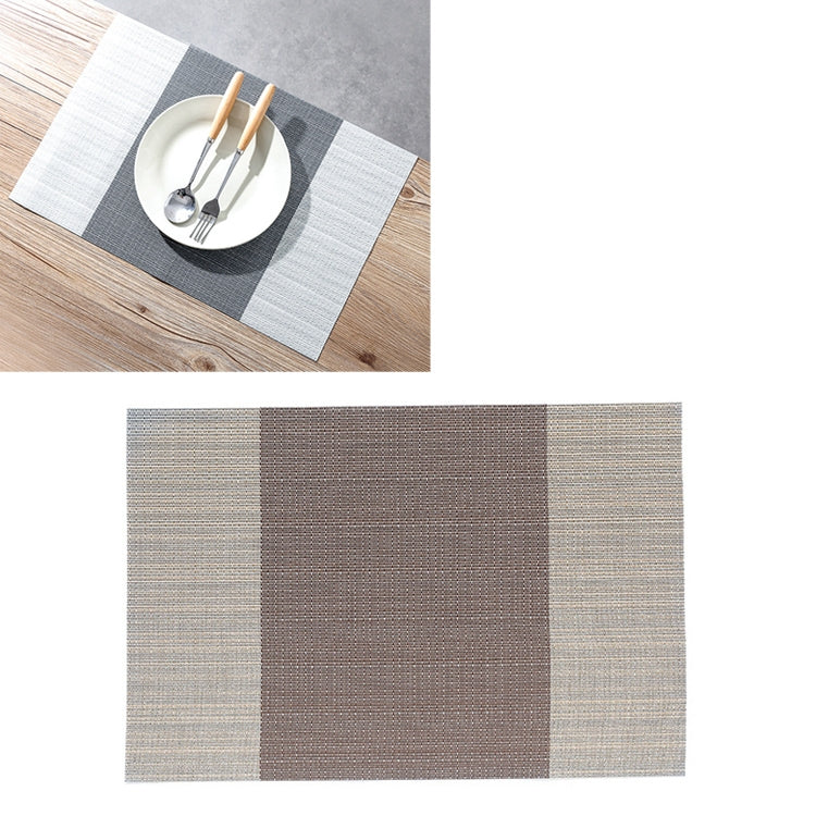 1796 Simple PVC Non-slip Insulation Table Mat Disposable Green Dishes Western Table Mat, Size:30 x 45cm