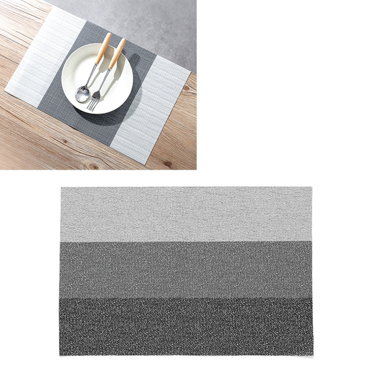 1796 Simple PVC Non-slip Insulation Table Mat Disposable Green Dishes Western Table Mat, Size:30 x 45cm