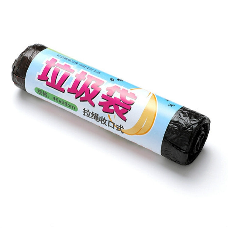 Portable Drawstring Closing Thickening Indoor Garbage Bag