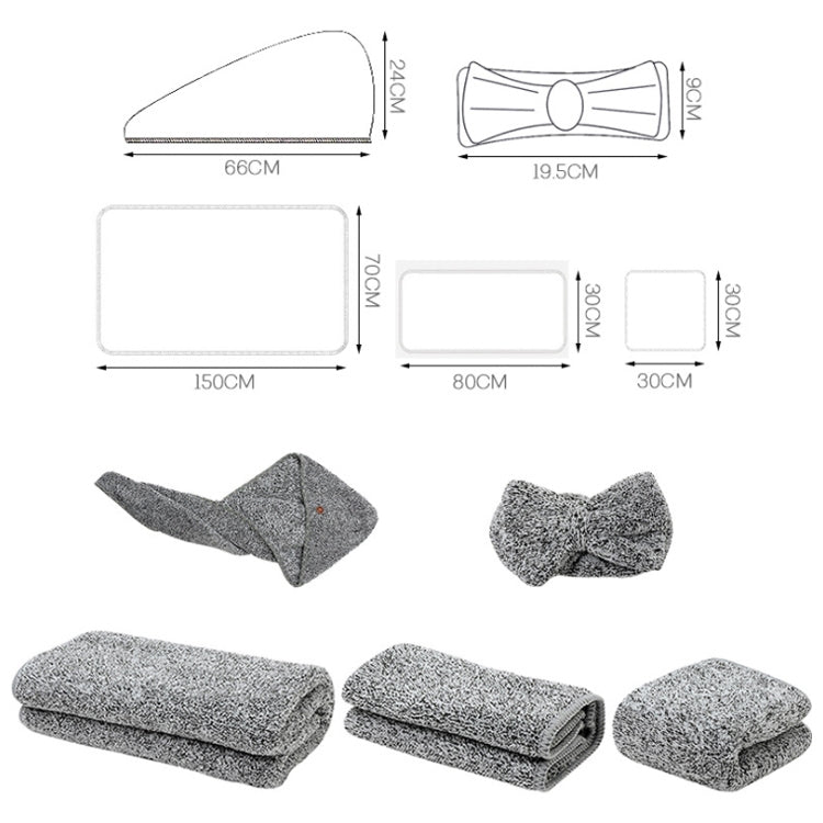 Bamboo Fiber Super Absorbent Soft Wipe Thickening Quick-drying Towel Small Square Towel