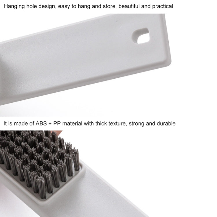 Household Plastic Handle Clothes Cleaner Shoes Scrubbing Cleaning Brushwith Hanging Hole