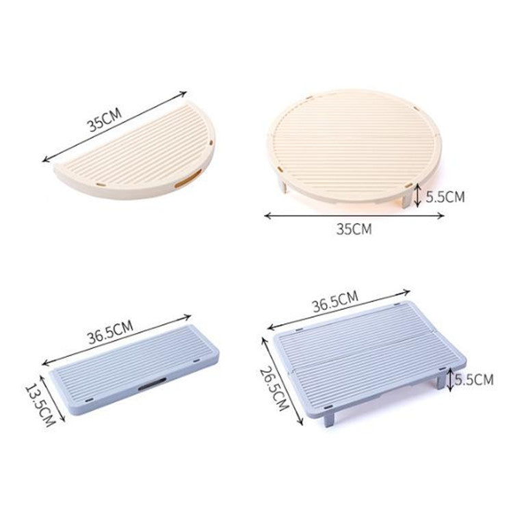 Foldable Dumplings Curtain Pasta Single Layer Cover Pad Home Placemat Tray