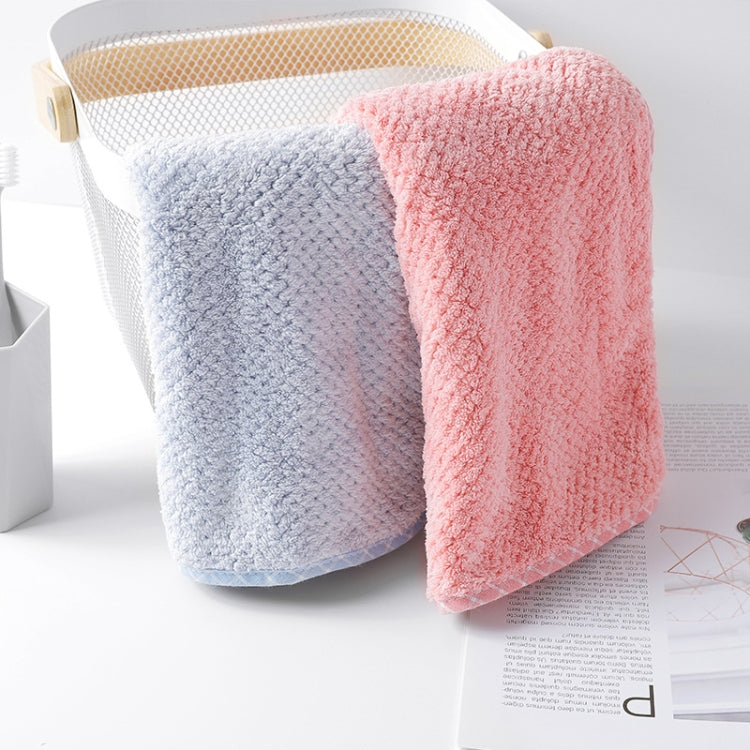 Creative Bear Cute Face Towel Absorbent Lint Soft Wash Coral Fleece Gift Towel, Size:30x40cm