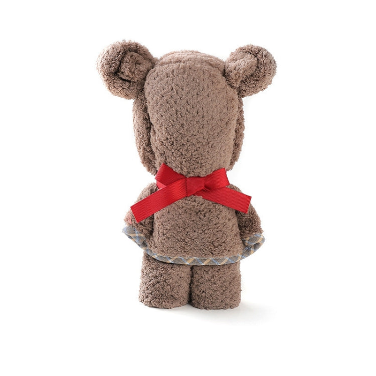 Creative Bear Cute Face Towel Absorbent Lint Soft Wash Coral Fleece Gift Towel, Size:30x80cm
