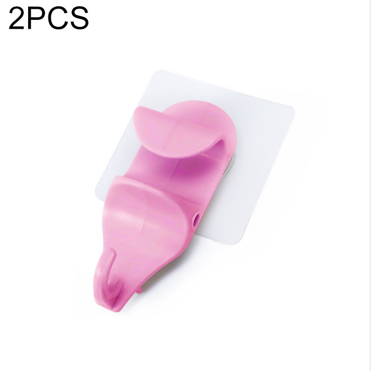 2 PCS Powerful Suction Cup Type Washbasin Hook Kitchen Bathroom Toilet No Trace Hook Wash Face Basin Clip