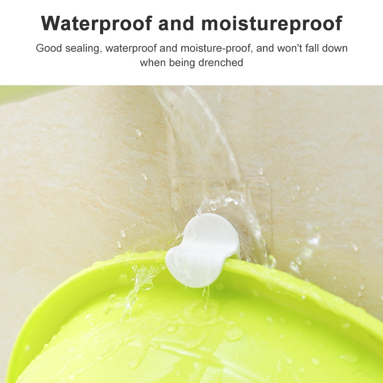 2 PCS Powerful Suction Cup Type Washbasin Hook Kitchen Bathroom Toilet No Trace Hook Wash Face Basin Clip