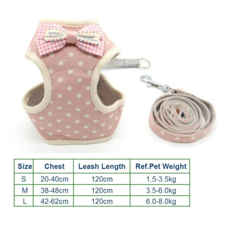 Universal Dog Back Pet Chest Rope Traction Rope Chain Dog Leash, Size: L