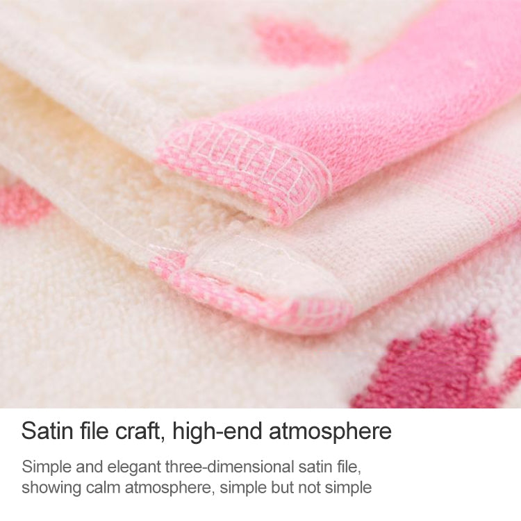 Small Umbrella Thick Towel Child Adult Cotton Face Towel, Size:34x74 CM(Blue Gray)