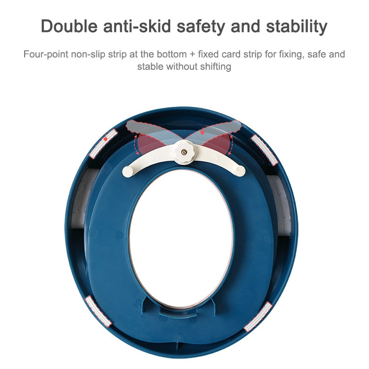 Baby Auxiliary Toilet Cushion Toilet Seat(Blue)