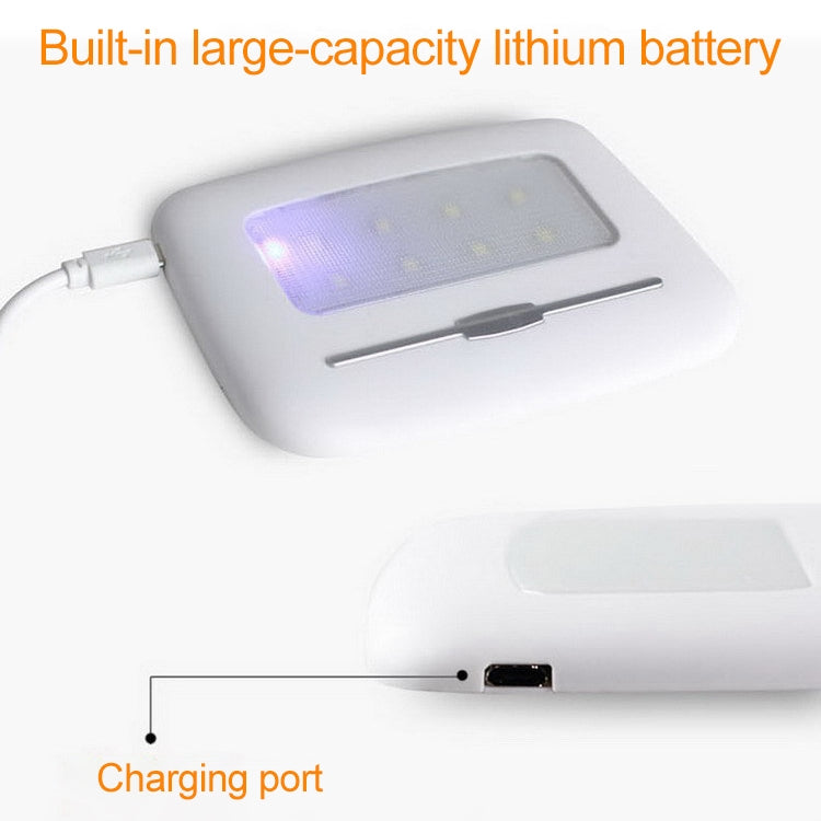Car Interior Wireless Intelligent Electronic Products Car Reading Lighting Ceiling Lamp LED Night Light, Light Color:White Light