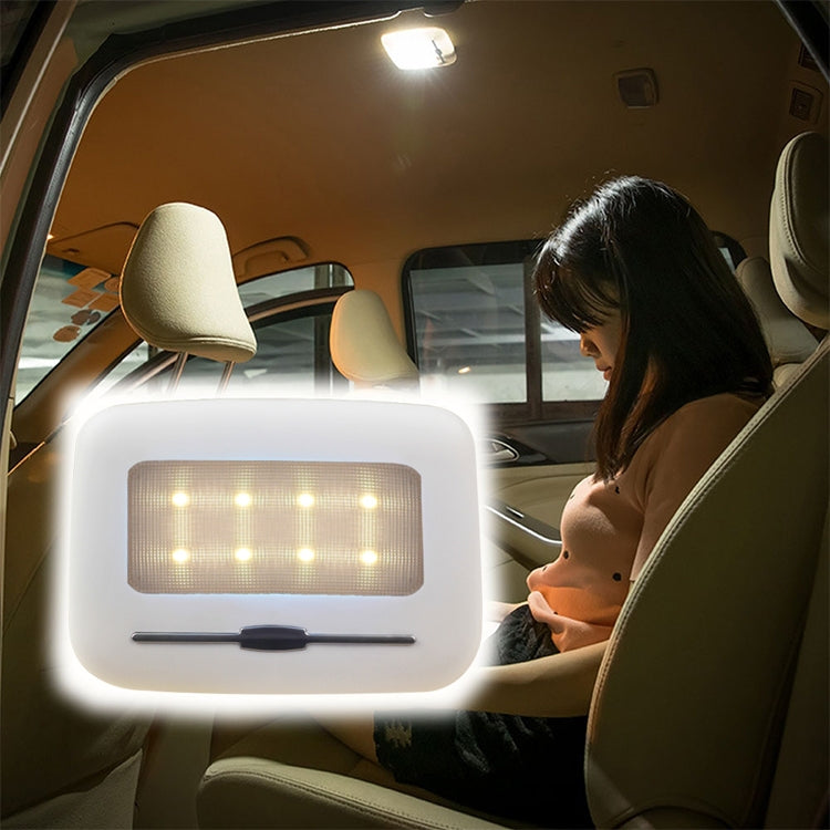 Car Interior Wireless Intelligent Electronic Products Car Reading Lighting Ceiling Lamp LED Night Light, Light Color:Yellow Light