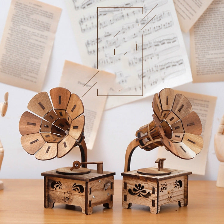 Creative Retro Nostalgic Phonograph Music Box Music Box Model Ornaments