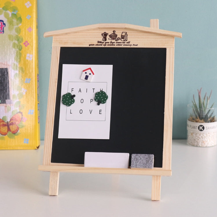 Wooden Magnetic Bracket Type Children Writing Small Blackboard Message Board