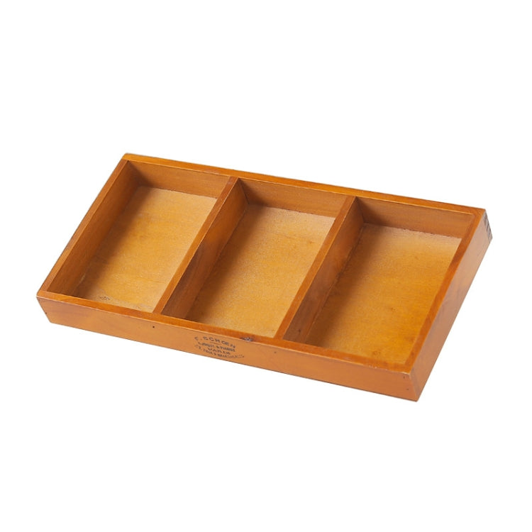 Meaty Flower Pot Small Wooden Box Rectangular Vintage Wooden Desktop Storage Box(Brown)