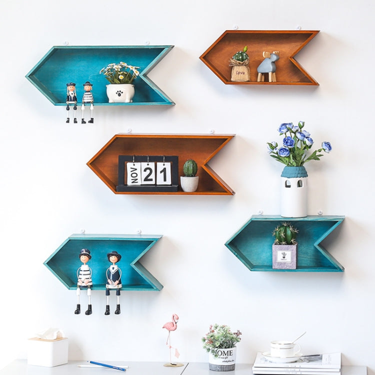 Simple Retro Old Wooden Arrow Shaped Home Living Room Bar Wall Decoration, Size:Large